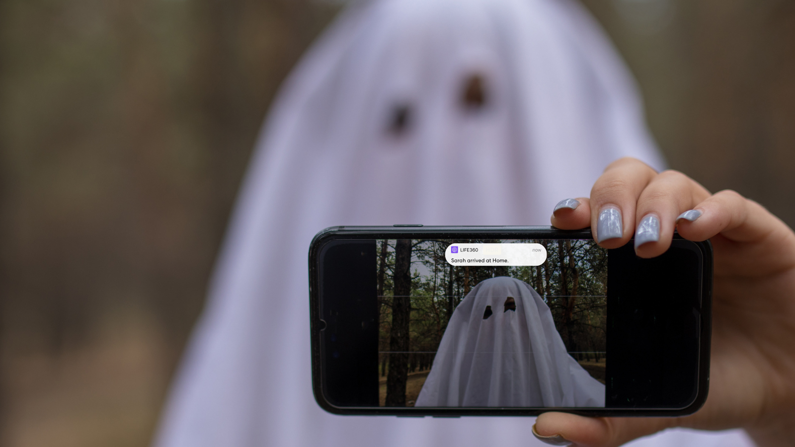 Ghost taking a selfie
