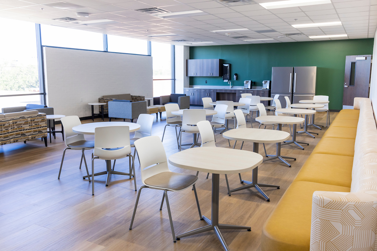 Baylor Clinical Simulation & Skills Facility Student Lounge
