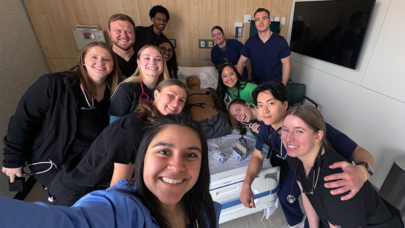 Members of Baylor's Physician Assistant Studies inaugural cohort. 