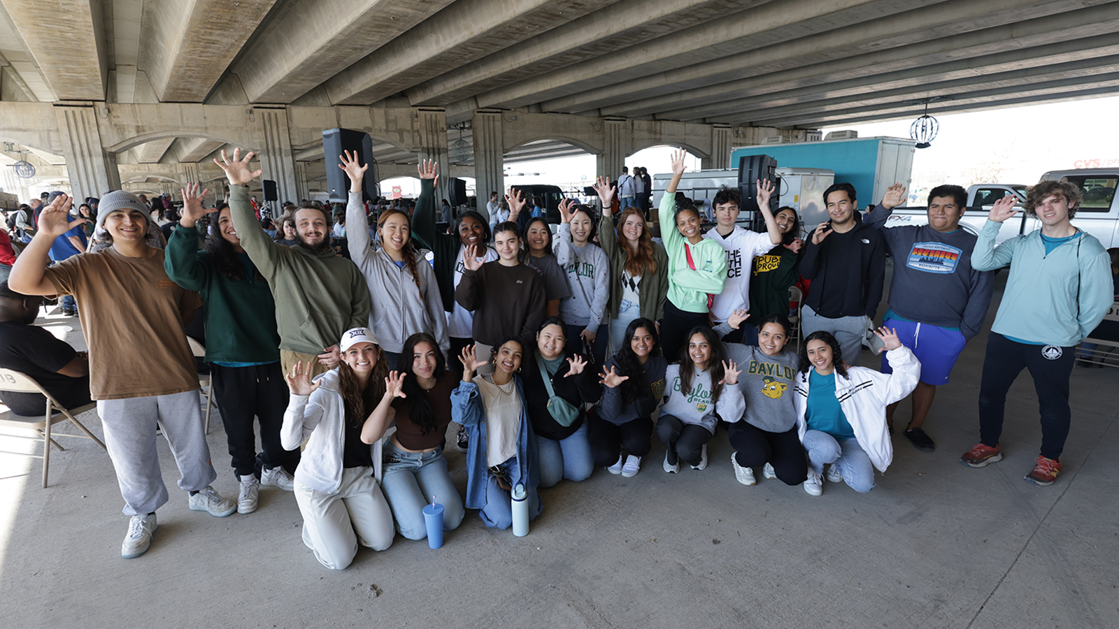 Group photo of Baylor Public Health students.