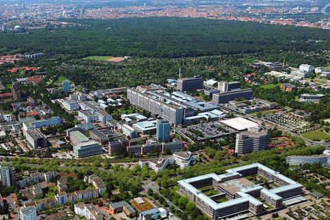 Arial of Hannover Medical School in Germany.