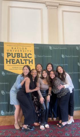 Serena Enriquez with her MPH Cohort