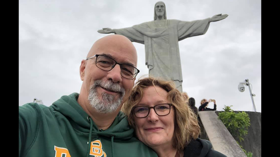 Eva and Robert Doyle in Brazil.