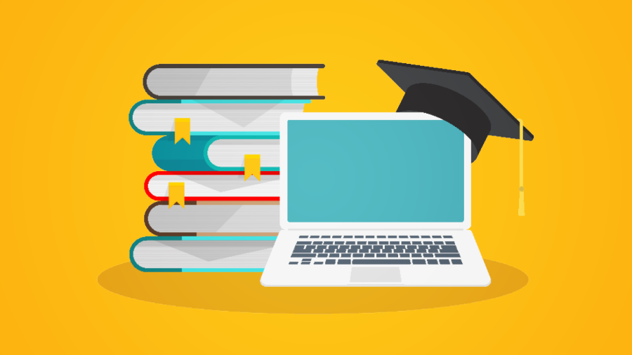 Online Learning through Books and Computer