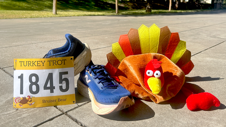 Turkey Trot Shoes, Bib, and Hat